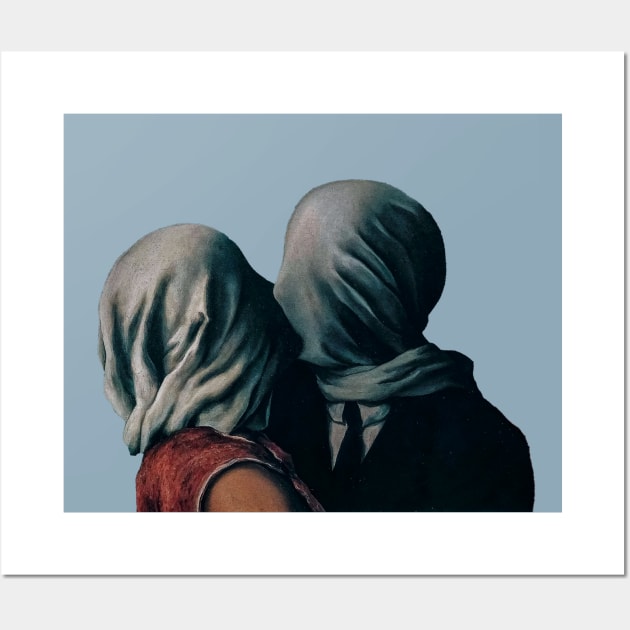 The Lovers II by Rene Magritte Wall Art by GrampaTony